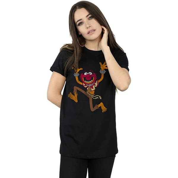 The Muppets Womens/Ladies Classic Animal Cotton Boyfriend T-Shirt