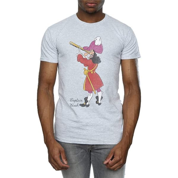 Peter Pan Klassisk kapten Krok t-shirt i ljung för herrar
