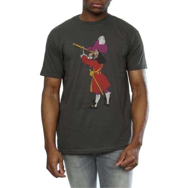 Peter Pan Klassisk kapten Krok t-shirt i ljung för herrar
