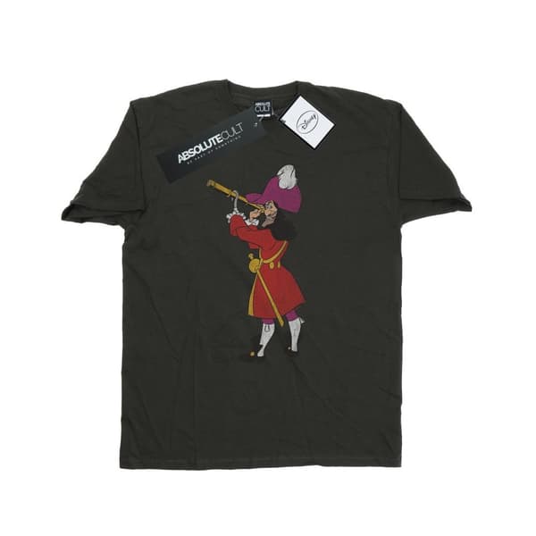 Peter Pan Klassisk kapten Krok t-shirt i ljung för herrar