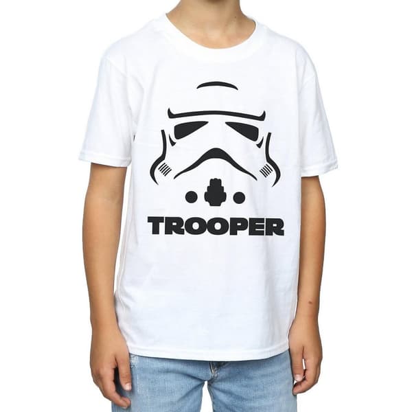 Star Wars Stormtrooper T-shirt i bomull för pojkar