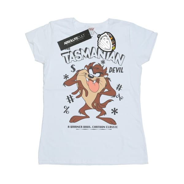 Looney Tunes Womens/Ladies Tasmanian Devil Vintage T-Shirt