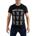 Miniatyrbild 3 av 5: Star Wars Darth Vaders många ansikten - bomulls-T-shirt för herrar