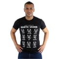 Miniatyrbild 4 av 5: Star Wars Darth Vaders många ansikten - bomulls-T-shirt för herrar