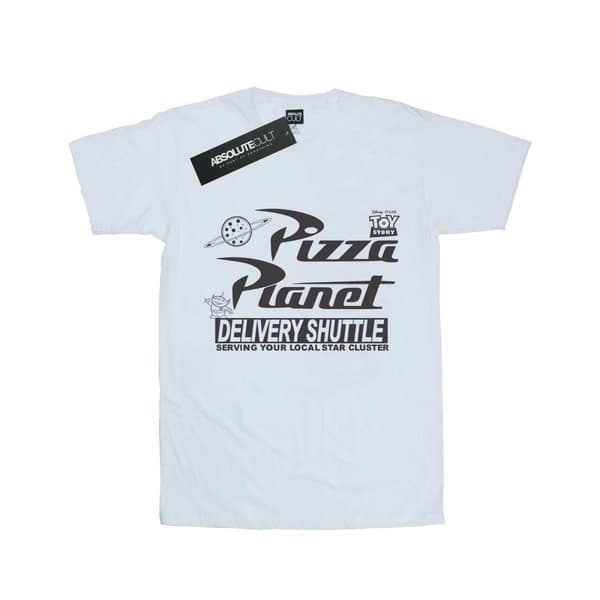 Toy Story Pojkvänströja med logo i bomull - dam/dam Pizza Planet White M