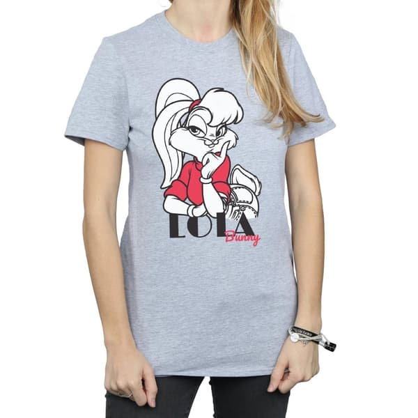 Looney Tunes Womens/Ladies Classic Lola Bunny Boyfriend T-Shirt