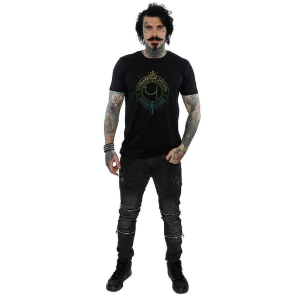 Harry Potter Mens Wingardium Leviosa Cotton T-Shirt