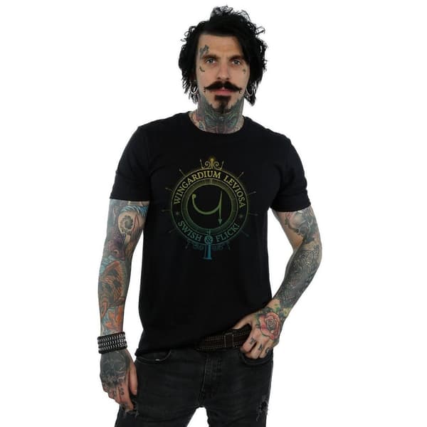 Harry Potter Mens Wingardium Leviosa Cotton T-Shirt