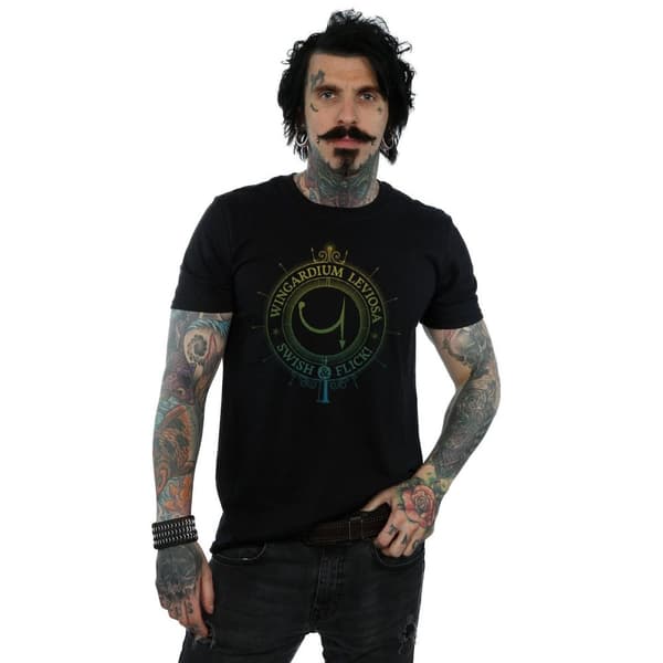 Harry Potter Mens Wingardium Leviosa Cotton T-Shirt