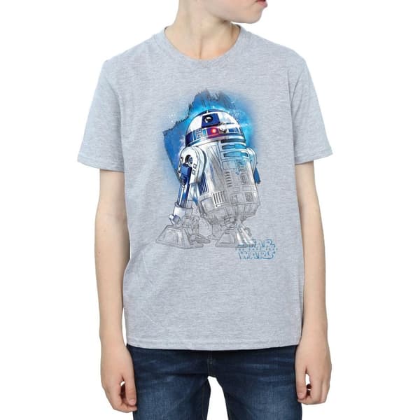 Star Wars: The Last Jedi R2-D2 t-shirt med borst för pojkar