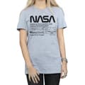 Miniatyrbillede 5 af 5: NASA Womens/Ladies Classic Space Shuttle Boyfriend T-Shirt