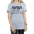 Miniatyrbillede 1 af 5: NASA Womens/Ladies Classic Space Shuttle Boyfriend T-Shirt
