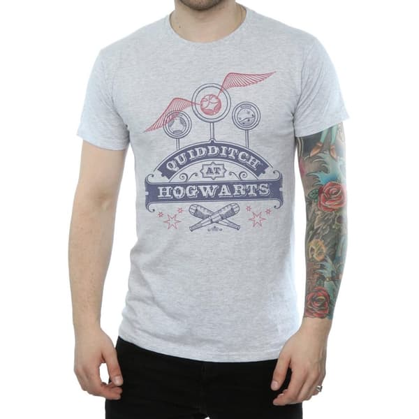 Harry Potter Quidditch At Hogwarts T-shirt för herrar