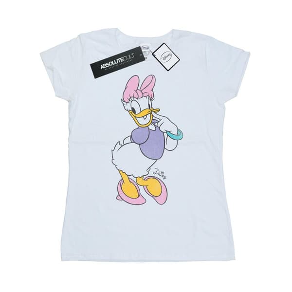 Disney Womens/Ladies Classic Daisy Duck Heather T-Shirt