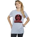 Miniatyrbild 2 av 5: Deadpool Dam/dam Arms korsad logotyp Boyfriend T-shirt