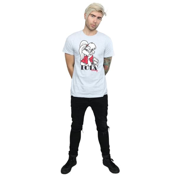 Looney Tunes Mens Classic Lola Bunny Cotton T-Shirt