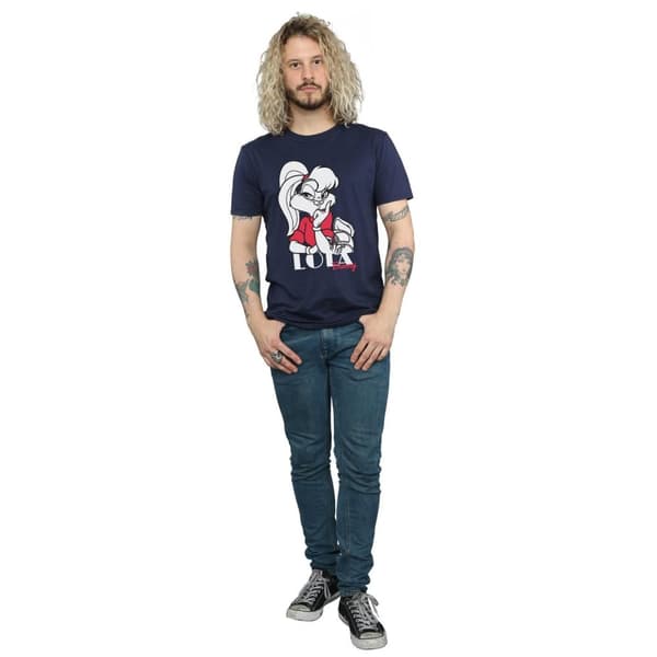 Looney Tunes Mens Classic Lola Bunny Cotton T-Shirt