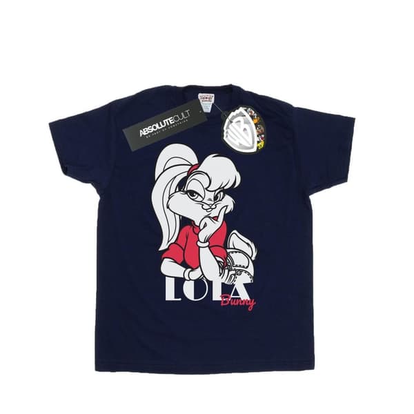 Looney Tunes Mens Classic Lola Bunny Cotton T-Shirt