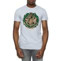 Miniatyrbillede 3 af 5: Harry Potter Mens Wreath Cotton Christmas T-Shirt