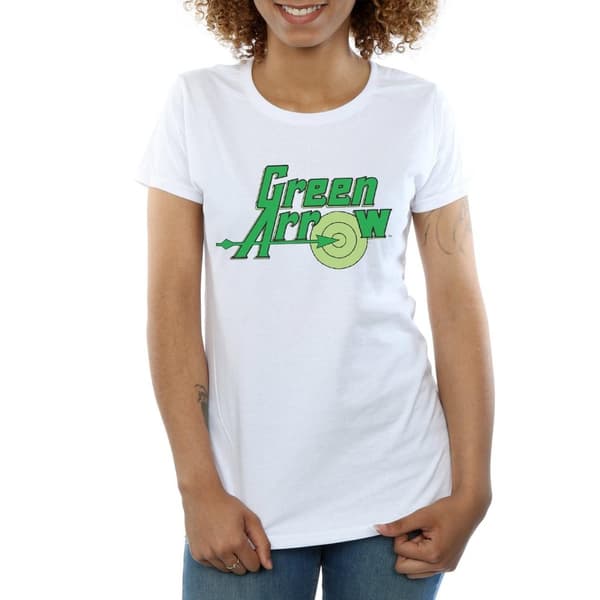 Green Arrow Womens/Ladies Logo Cotton T-Shirt