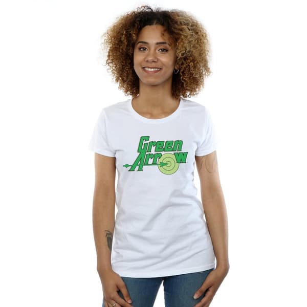 Green Arrow Womens/Ladies Logo Cotton T-Shirt