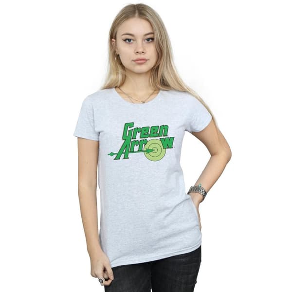 Green Arrow Womens/Ladies Logo Cotton T-Shirt