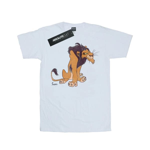 The Lion King Dam/dam Classic Scar Boyfriend T-shirt i bomull