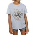 Miniatyrbild 5 av 5: Avengers Infinity War T-shirt för flickor med ikoner