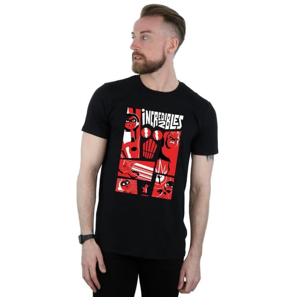 The Incredibles Collage t-shirt i bomull för herrar