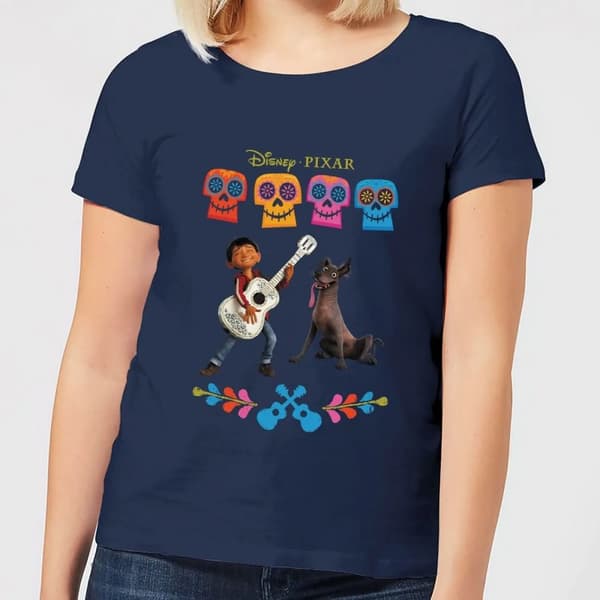Coco Girls Miguel Logo Cotton T-Shirt