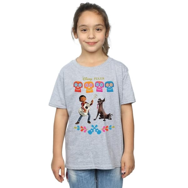 Coco Girls Miguel Logo Cotton T-Shirt
