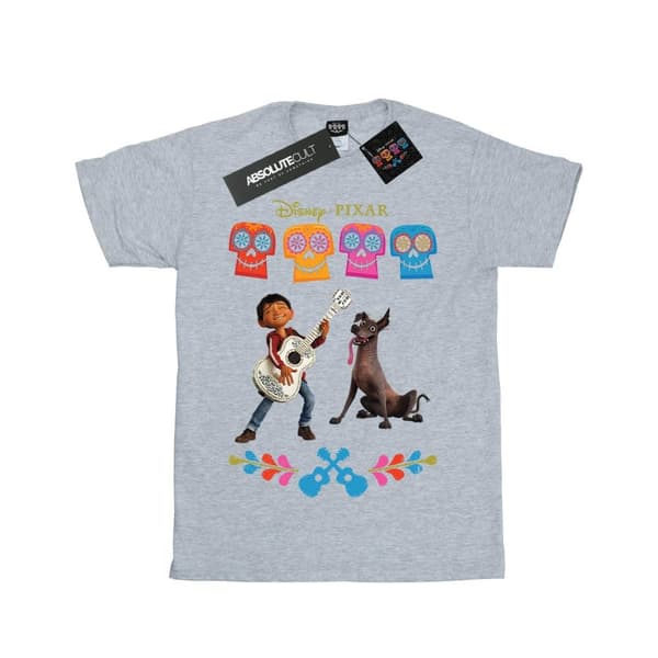 Coco Girls Miguel Logo Cotton T-Shirt