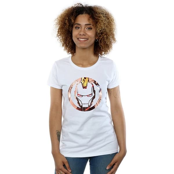 Iron Man Womens/Ladies Montage Cotton T-Shirt