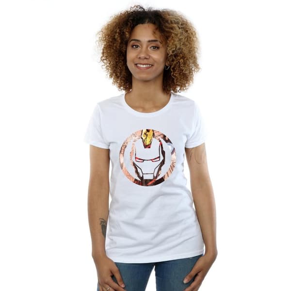 Iron Man Womens/Ladies Montage Cotton T-Shirt