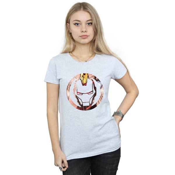 Iron Man Womens/Ladies Montage Cotton T-Shirt