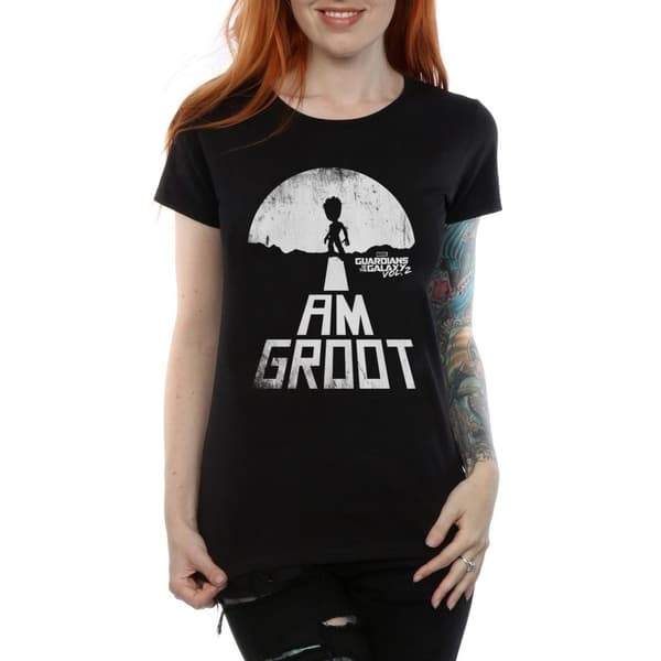 Guardians Of The Galaxy Dam/Tjej - I Am Groot - Bomulls-T-shirt