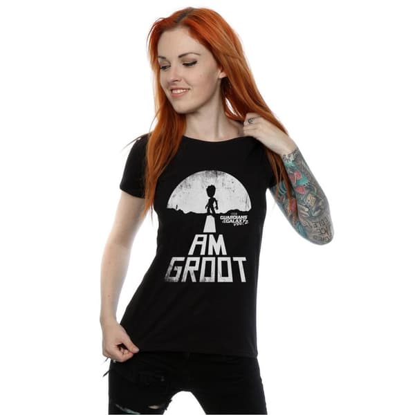 Guardians Of The Galaxy Dam/Tjej - I Am Groot - Bomulls-T-shirt