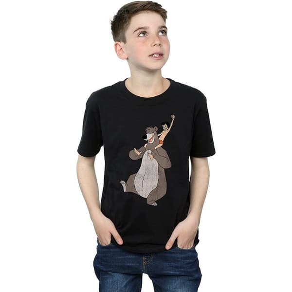 Jungle Book Boys Classic Mowgli And Baloo Cotton T-Shirt