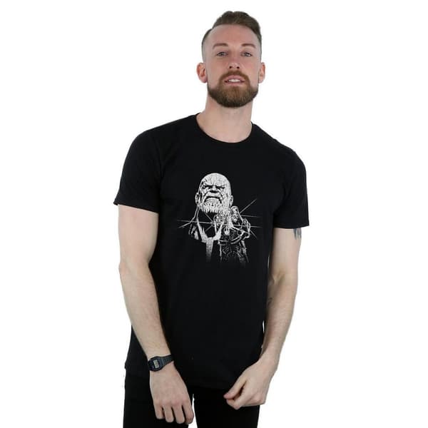Avengers Infinity War Thanos Fiercest T-shirt i bomull för herrar
