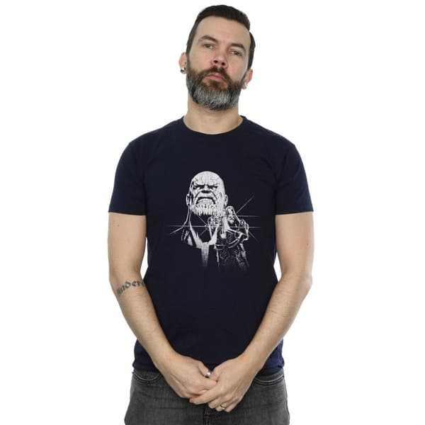 Avengers Infinity War Thanos Fiercest T-shirt i bomull för herrar