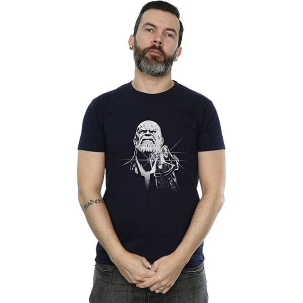 Avengers Infinity War Thanos Fiercest T-shirt i bomull för herrar