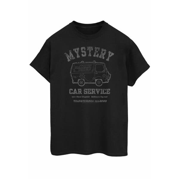 Scooby Doo Womens/Ladies Mystery Car Service Cotton Boyfriend T-Shirt