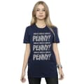 Miniatyrbild 2 av 5: The Big Bang Theory Dam/Tjej Knock Knock Penny Boyfriend T-shirt i bomull