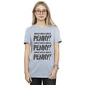 Miniatyrbillede 2 af 5: The Big Bang Theory Womens/Ladies Knock Knock Penny Cotton Boyfriend T-Shirt