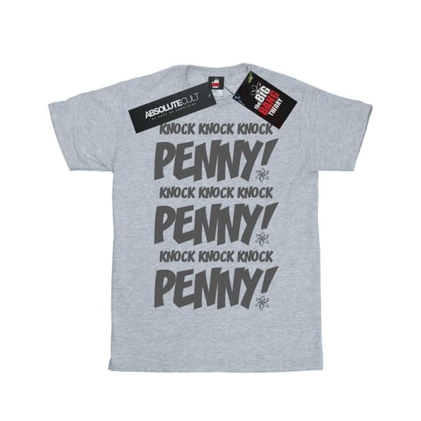 The Big Bang Theory Womens/Ladies Knock Knock Penny Cotton Boyfriend T-Shirt