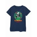 Miniatyrbild 1 av 5: National Lampoon´s Christmas Vacation Gråskala Clarkmas - bomulls-T-shirt för kvinnor/damer