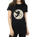 Miniatyrbild 2 av 5: Tinkerbell Dam/Tjej Moon Bomull Boyfriend Crop T-shirt