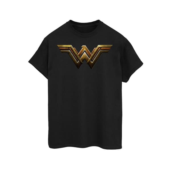 Wonder Woman Womens/Ladies Logo Cotton Boyfriend T-Shirt