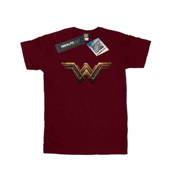 Wonder Woman Womens/Ladies Logo Cotton Boyfriend T-Shirt