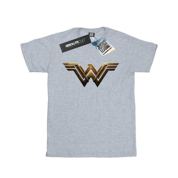 Wonder Woman Womens/Ladies Logo Cotton Boyfriend T-Shirt